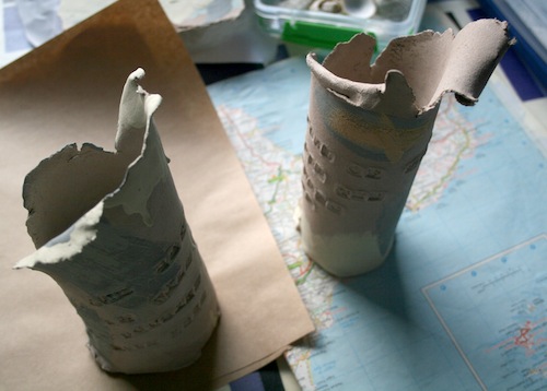 text pots (unfired)